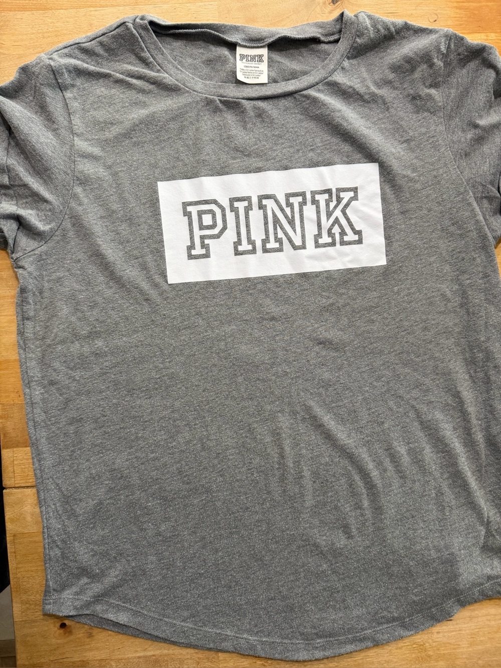 Victoria's Secret PINK Graphic Logo Tee✨ EXCELLENT CONDITION! Womens large
